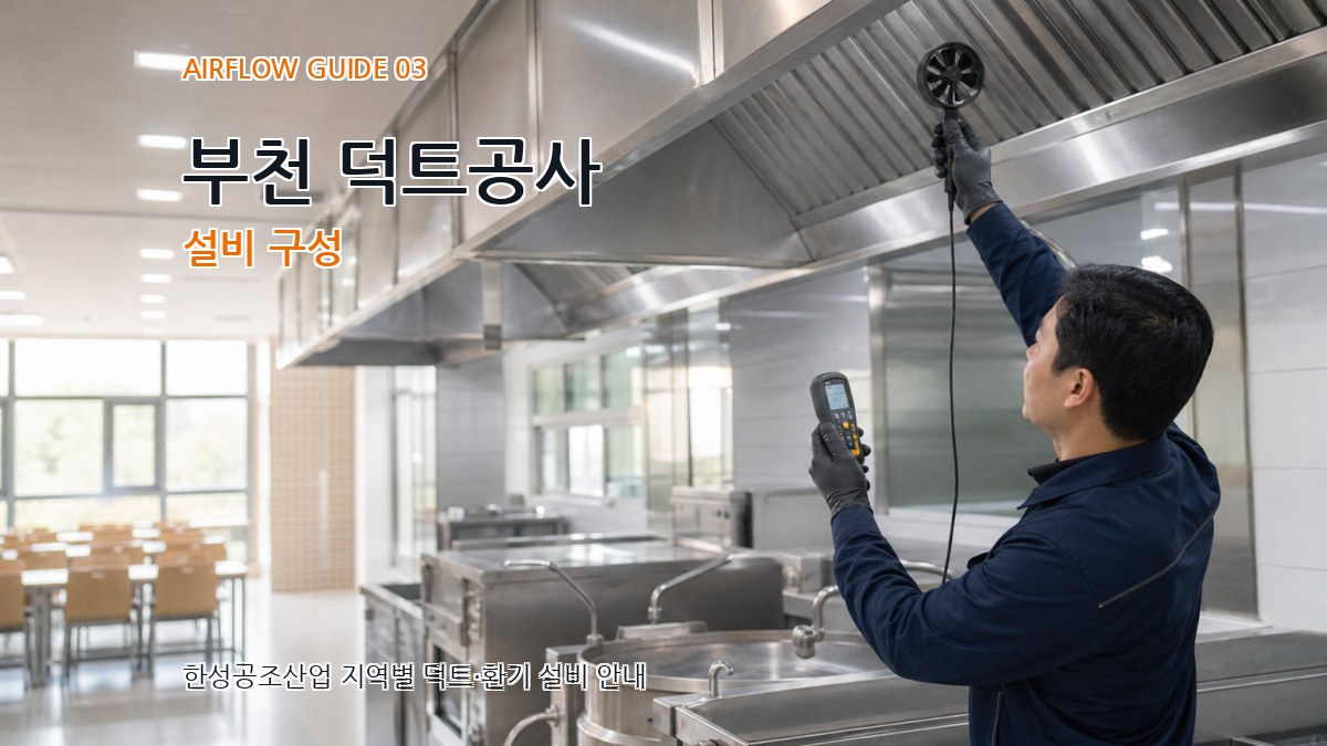 부천 덕트공사 설비 구성