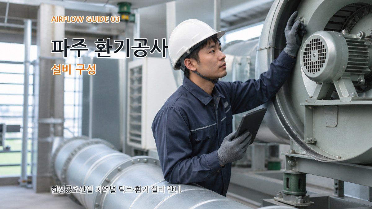 파주 환기공사 설비 구성