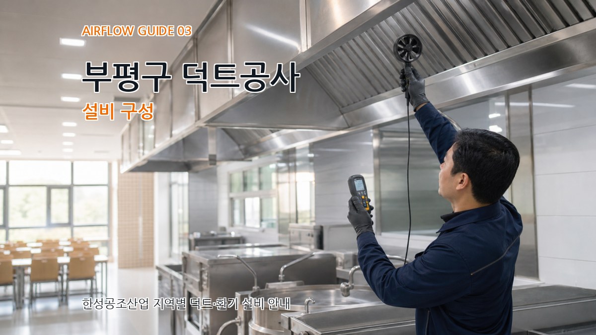 부평구 덕트공사 설비 구성