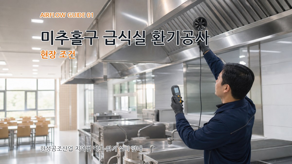 미추홀구 급식실 환기공사