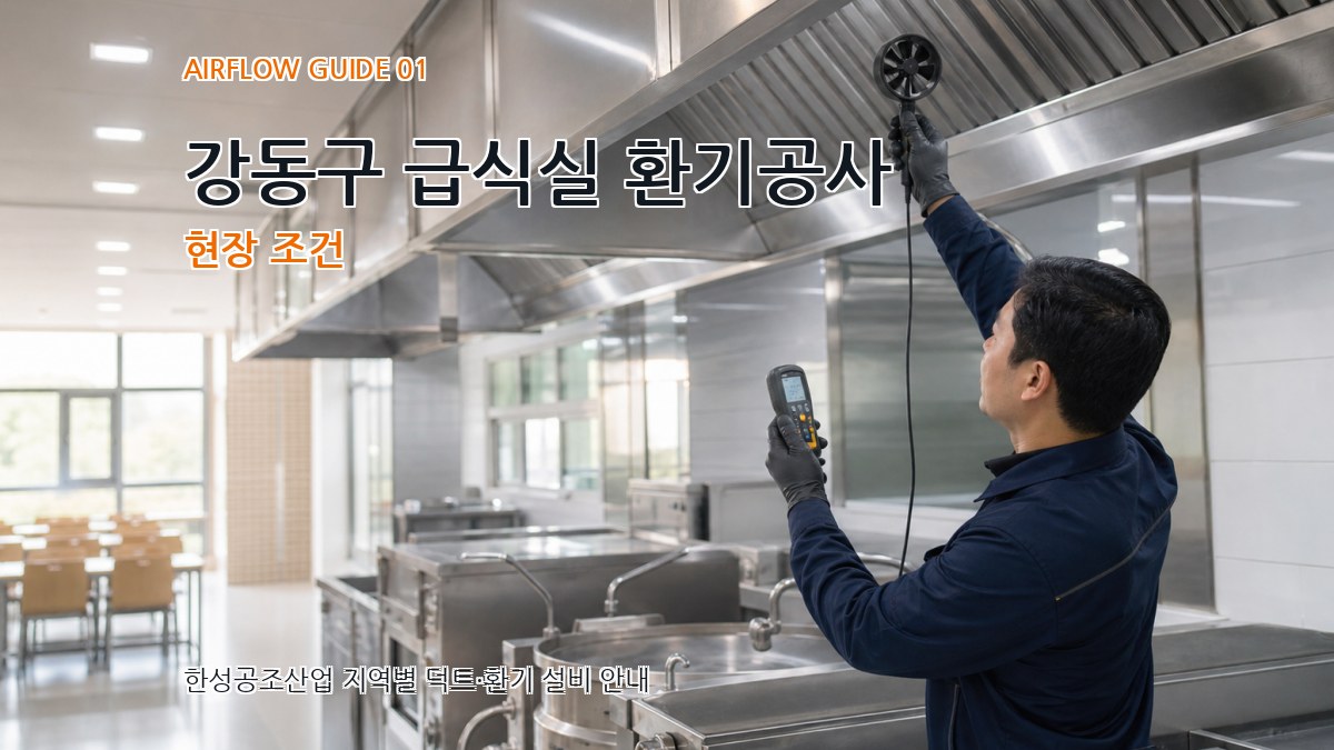 강동구 급식실 환기공사