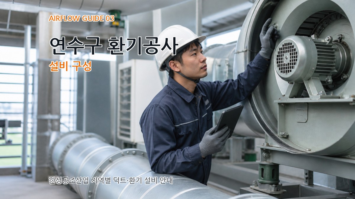 연수구 환기공사 설비 구성