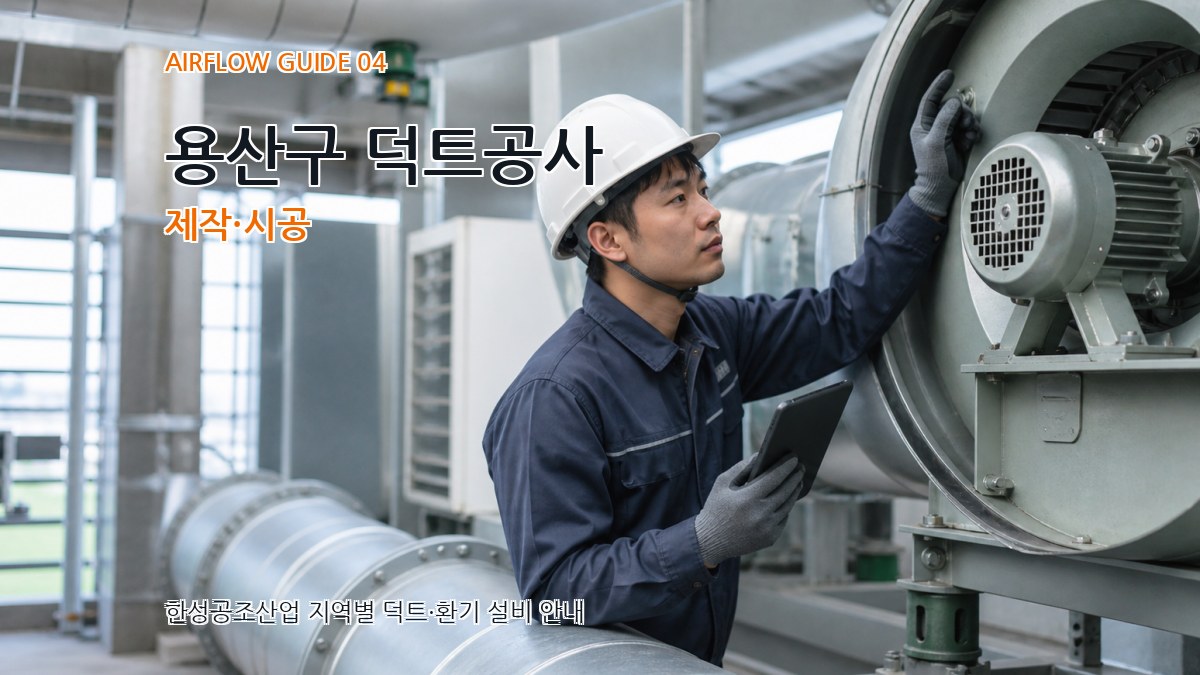 용산구 덕트공사 제작·시공
