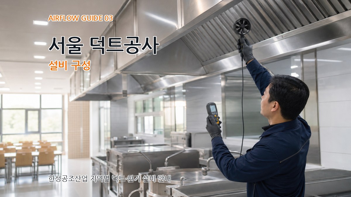 서울 덕트공사 설비 구성