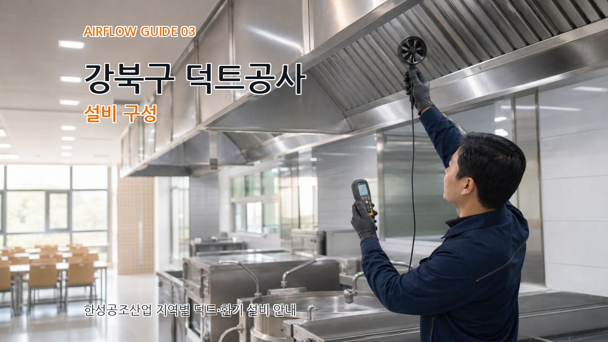 강북구 덕트공사 설비 구성