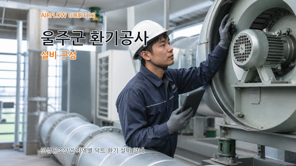 울주군 환기공사 설비 구성
