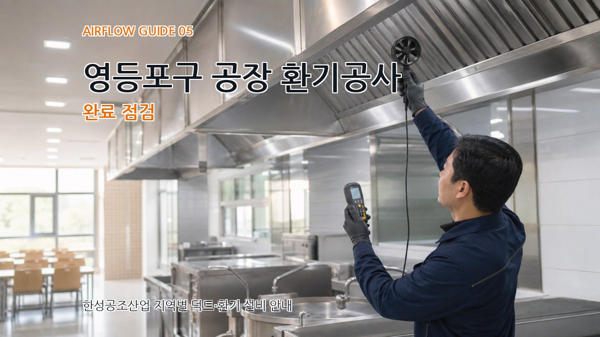 영등포구 공장 환기공사 완료 점검