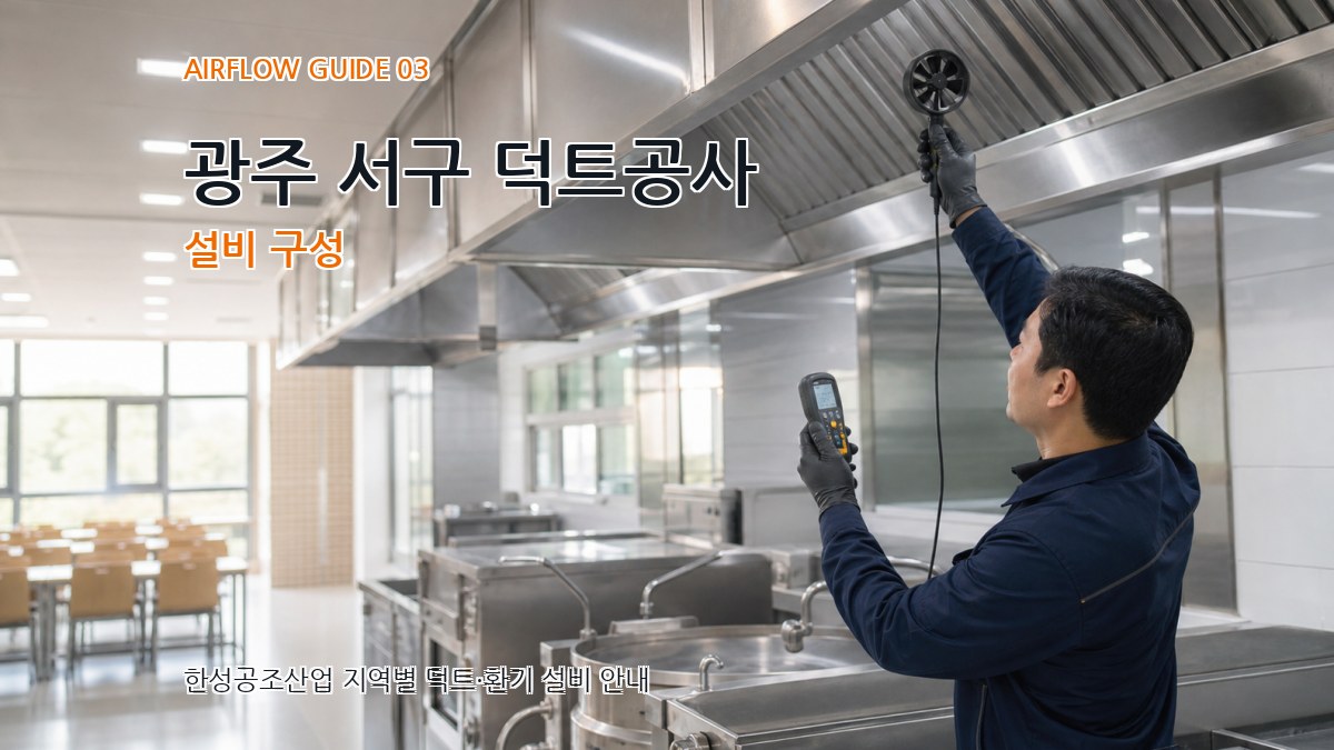 광주 서구 덕트공사 설비 구성