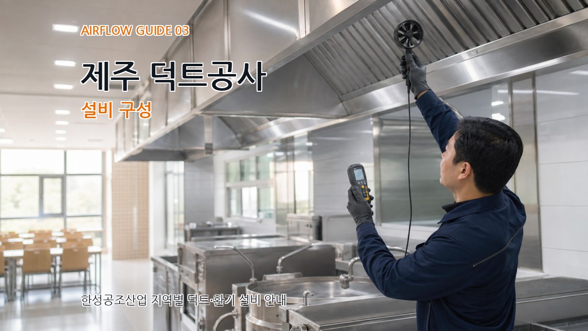 제주 덕트공사 설비 구성