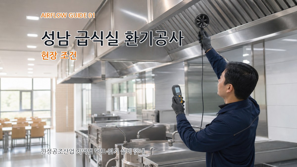 성남 급식실 환기공사