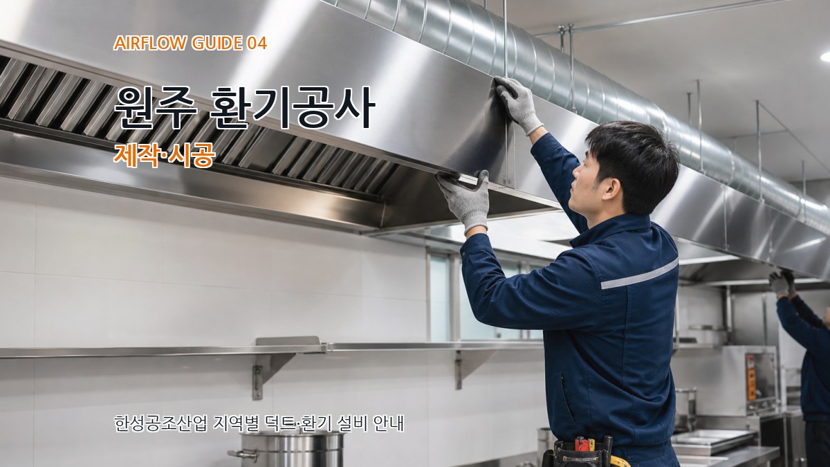 원주 환기공사 제작·시공