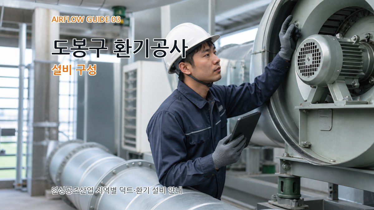 도봉구 환기공사 설비 구성
