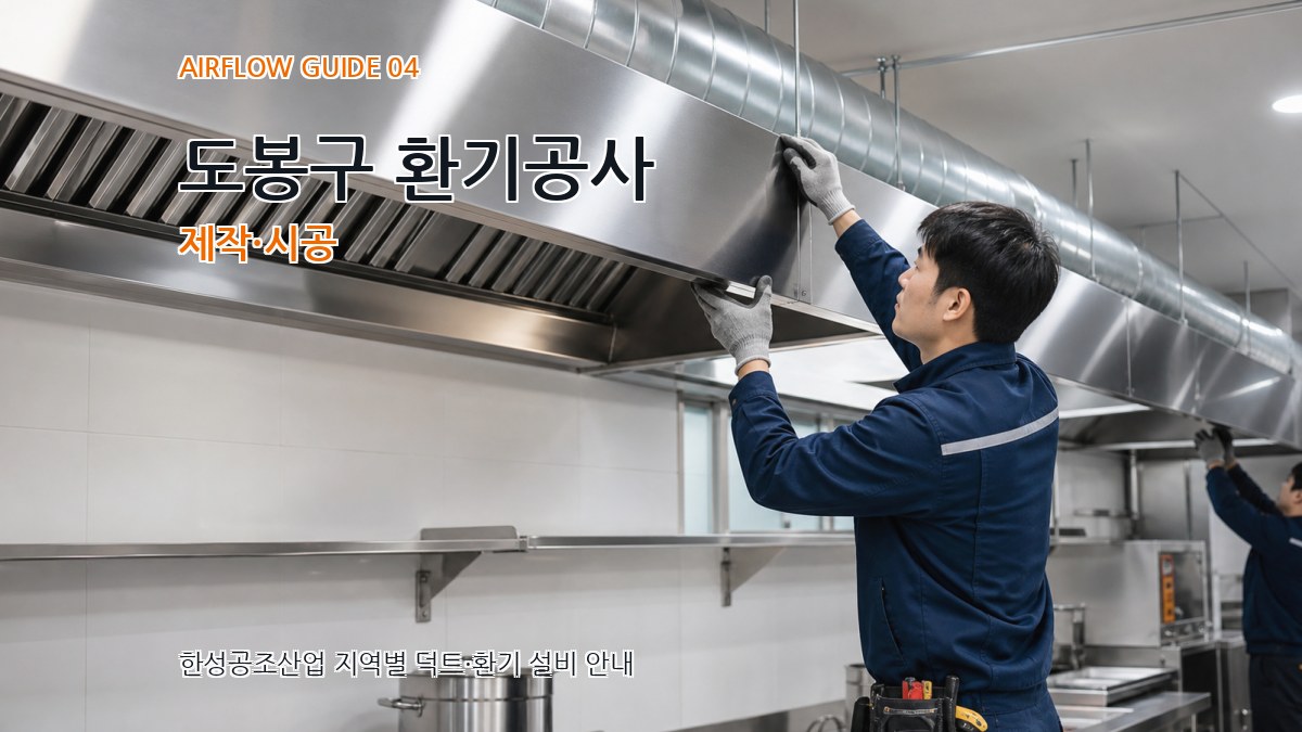 도봉구 환기공사 제작·시공