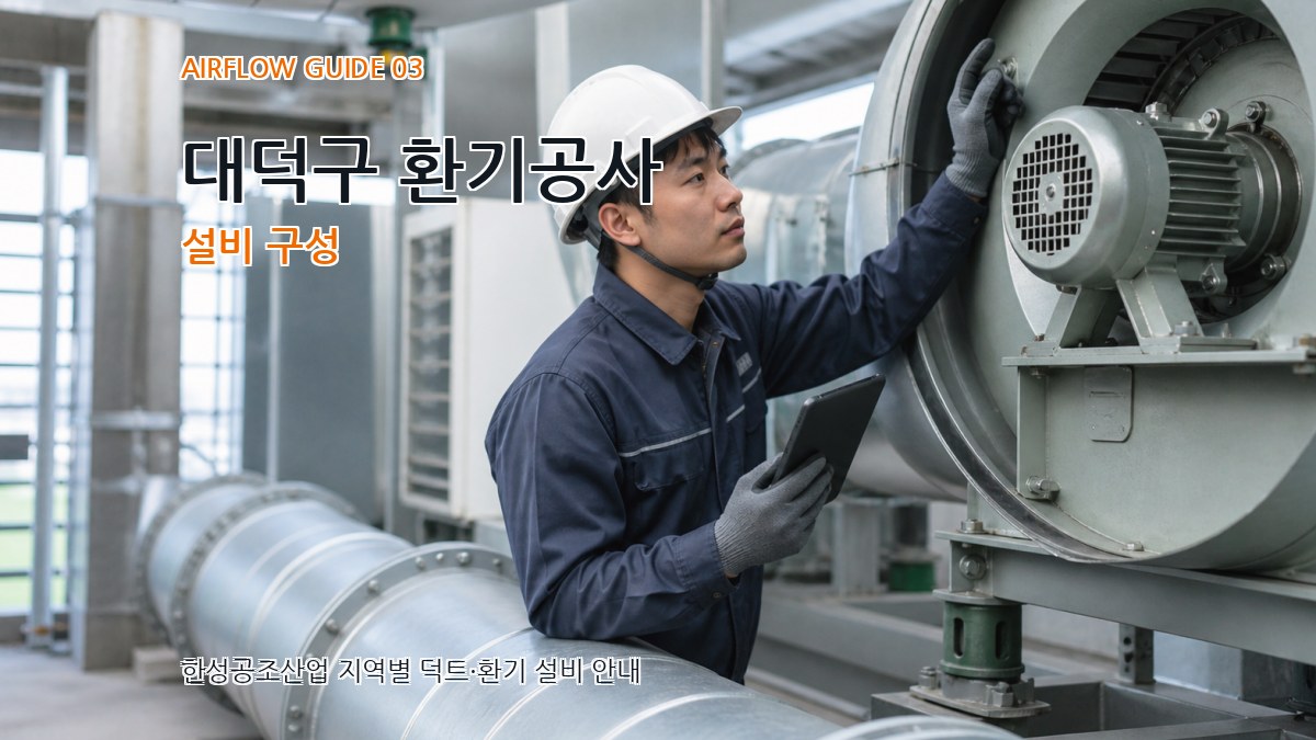 대덕구 환기공사 설비 구성