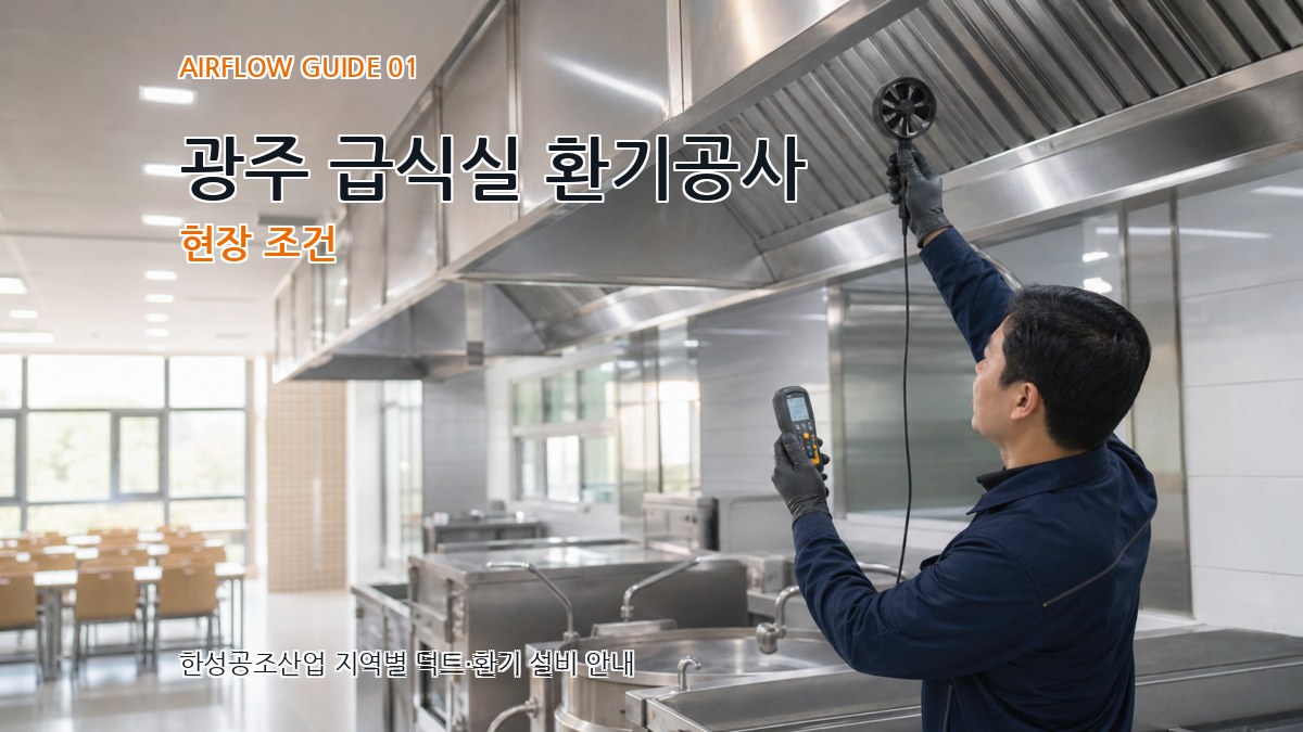 광주 급식실 환기공사