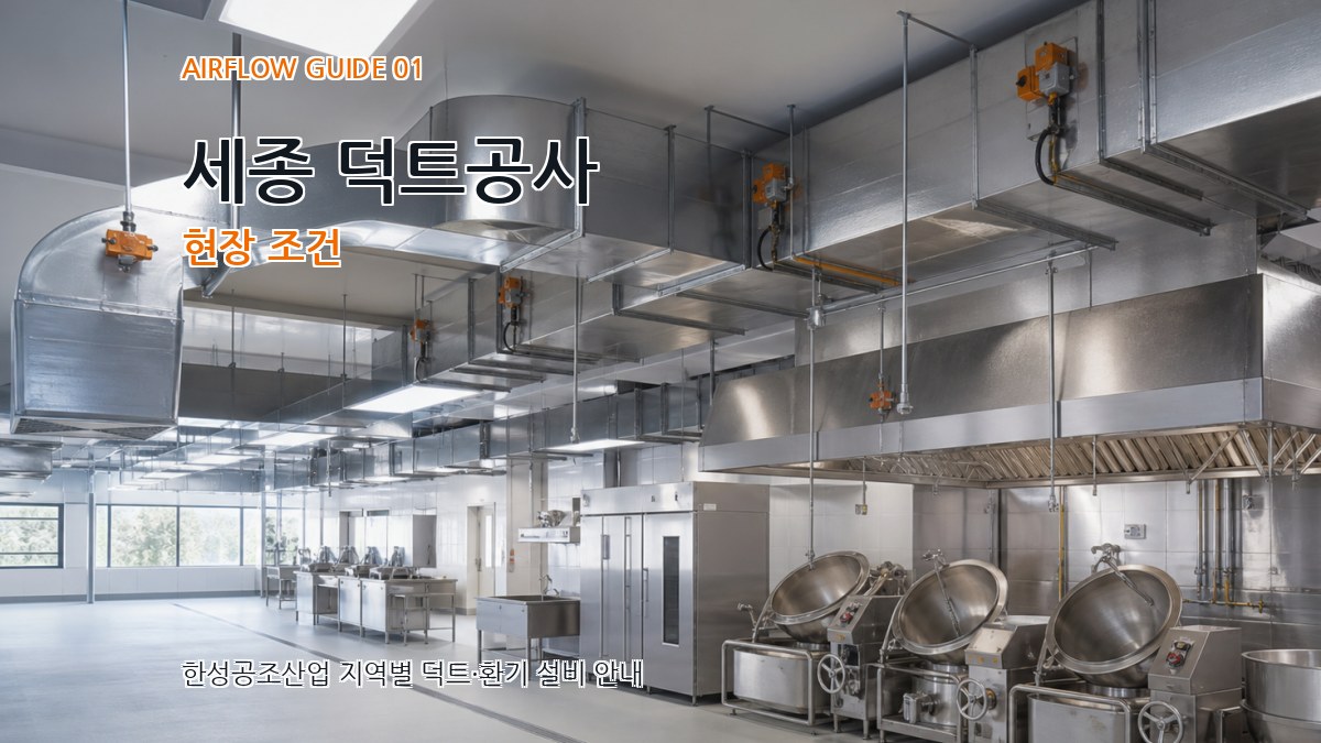 세종 덕트공사