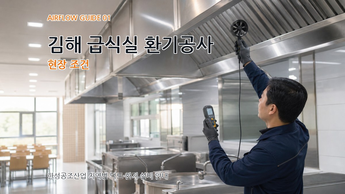 김해 급식실 환기공사