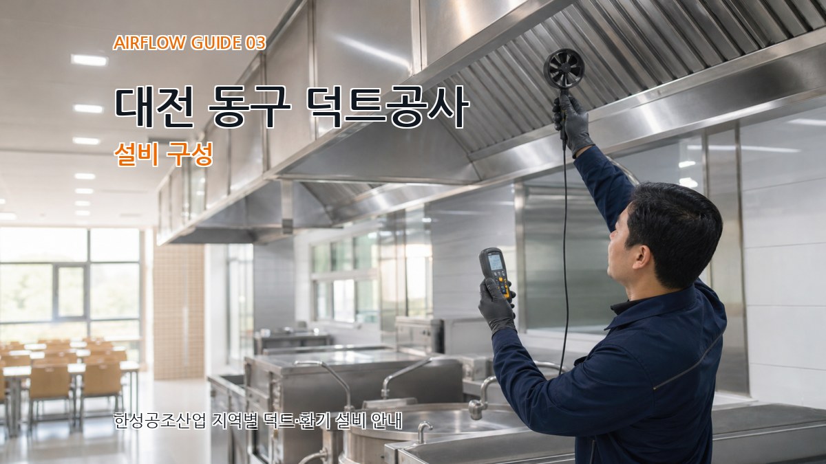대전 동구 덕트공사 설비 구성