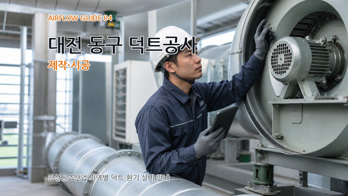 대전 동구 덕트공사 제작·시공
