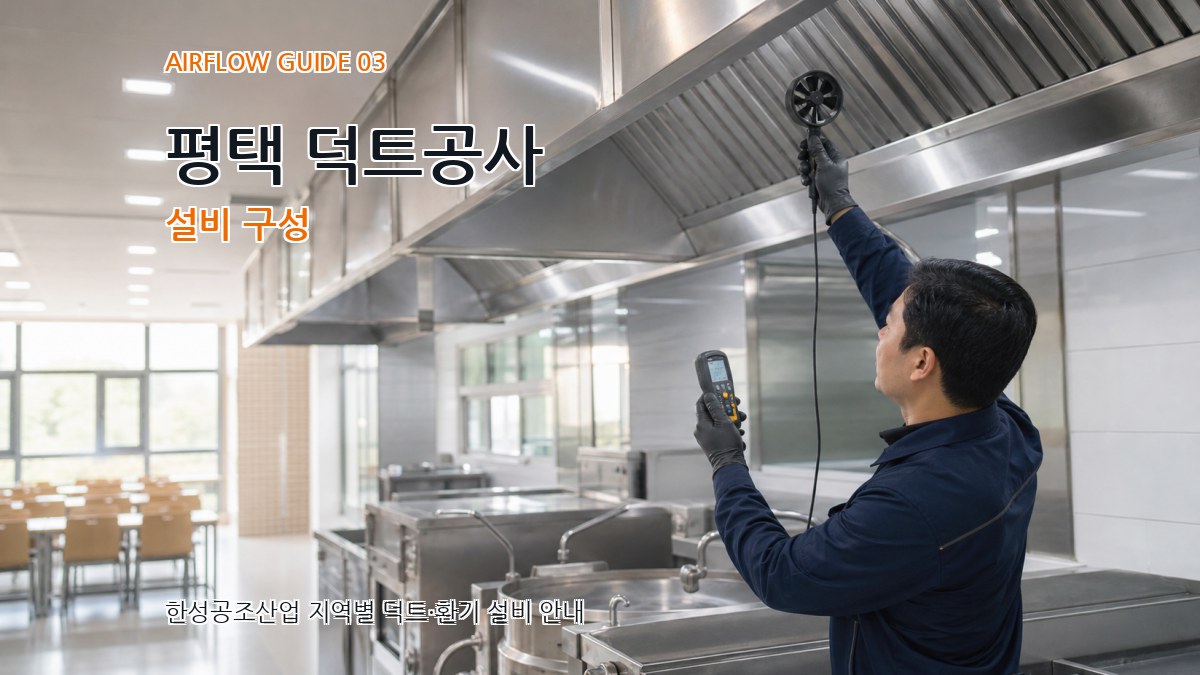 평택 덕트공사 설비 구성
