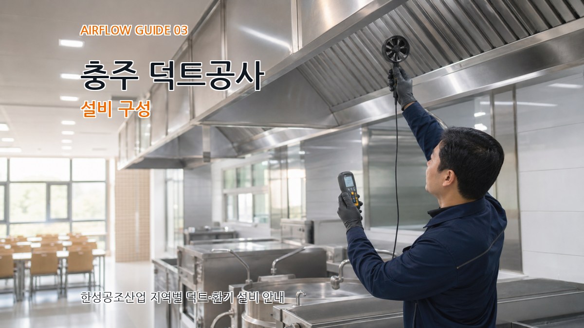 충주 덕트공사 설비 구성