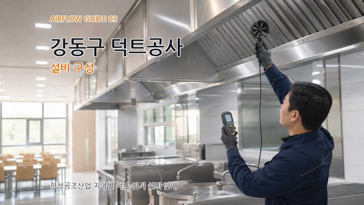 강동구 덕트공사 설비 구성