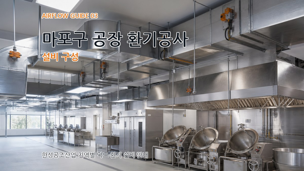 마포구 공장 환기공사 설비 구성