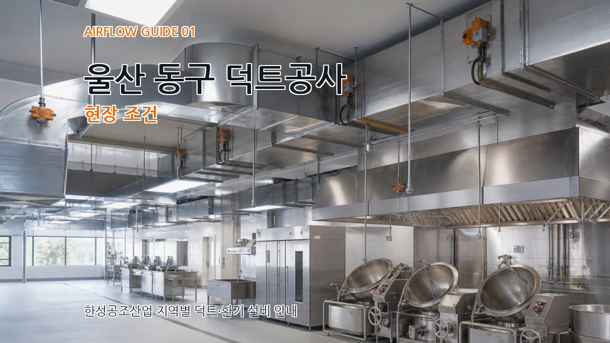 울산 동구 덕트공사