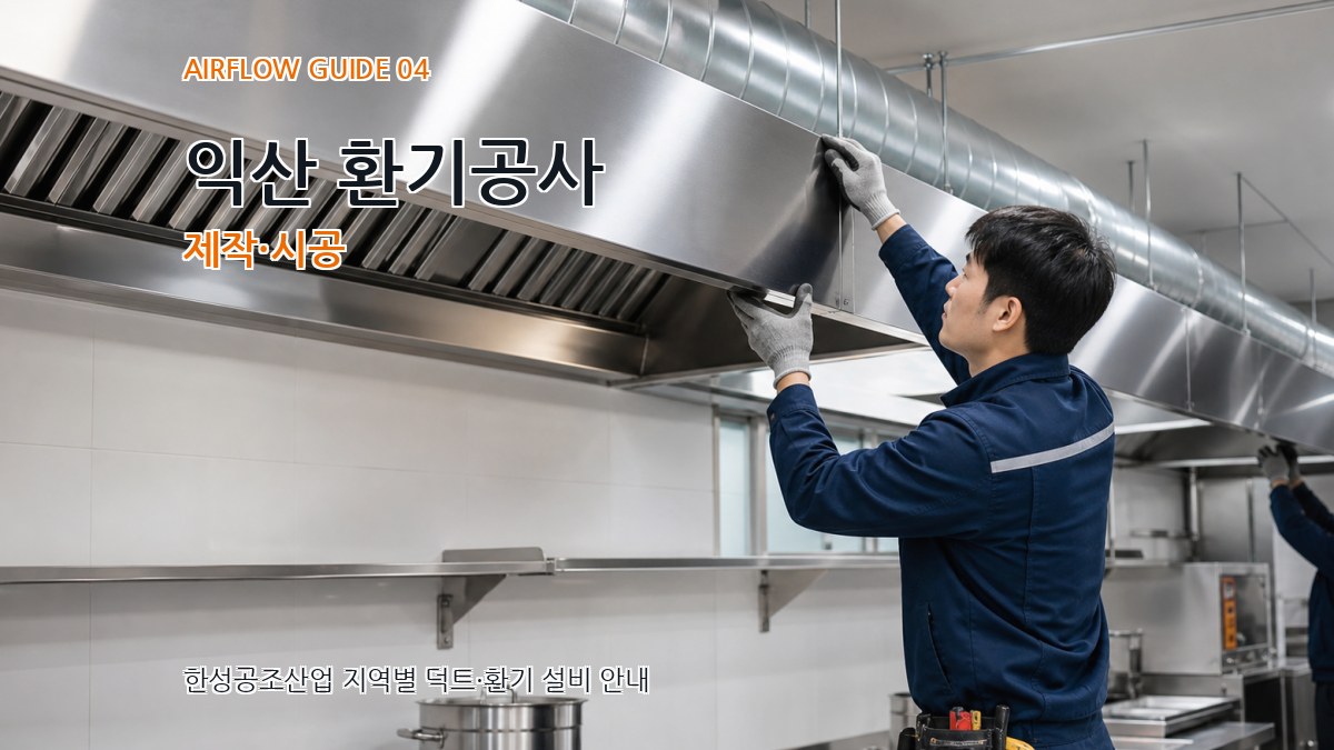 익산 환기공사 제작·시공