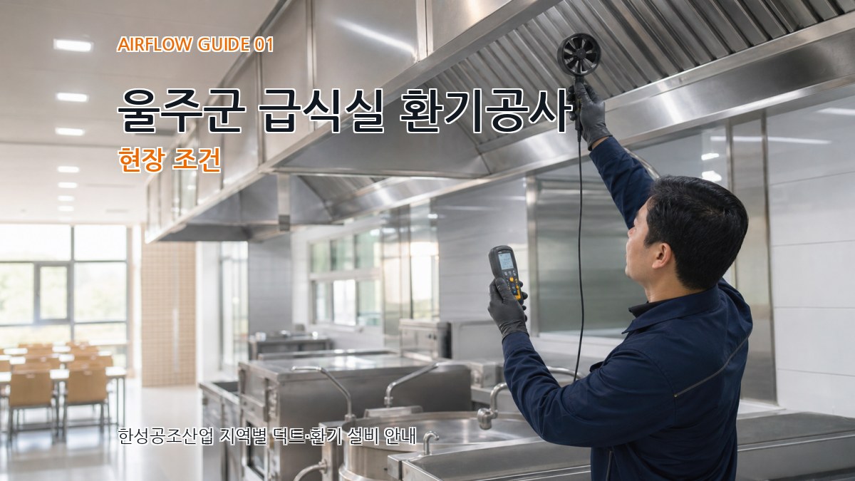 울주군 급식실 환기공사
