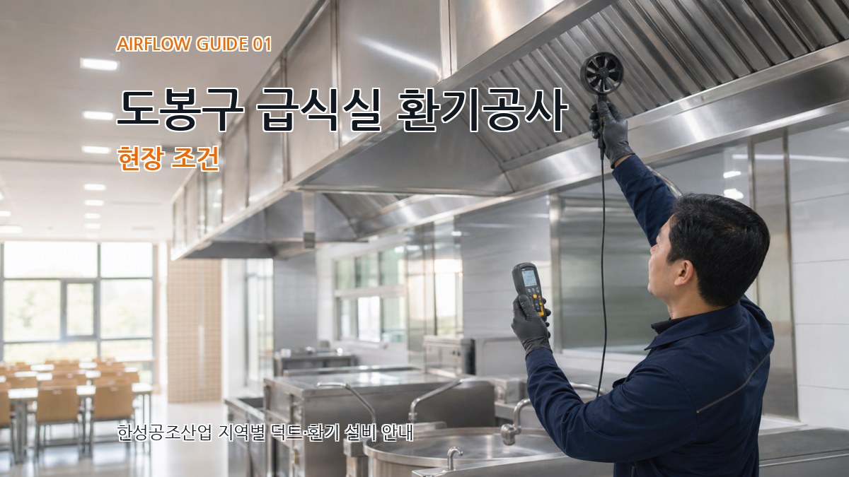 도봉구 급식실 환기공사