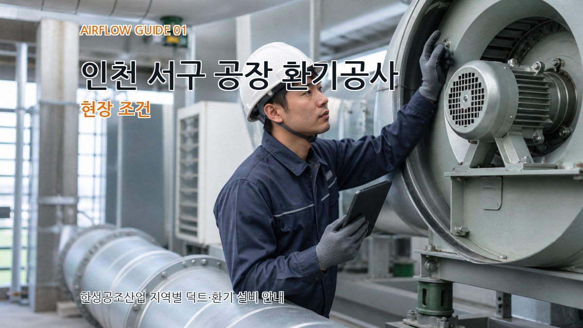 인천 서구 공장 환기공사