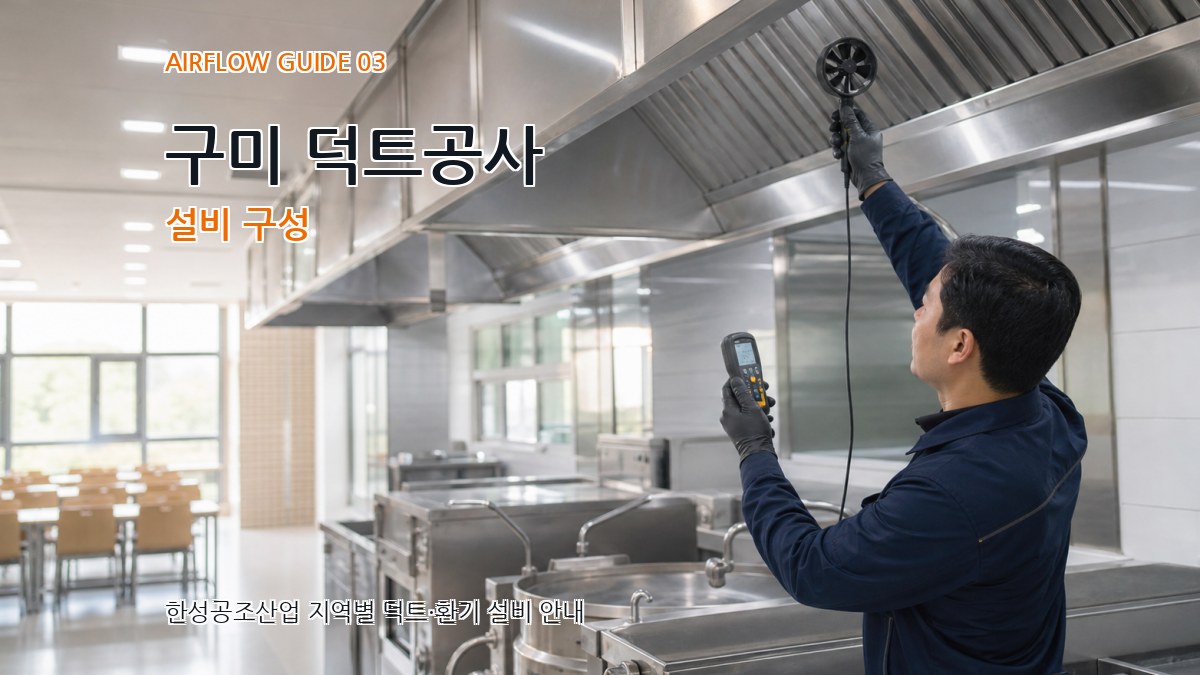 구미 덕트공사 설비 구성