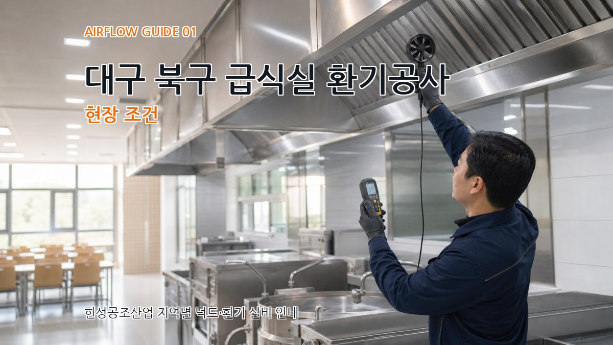 대구 북구 급식실 환기공사