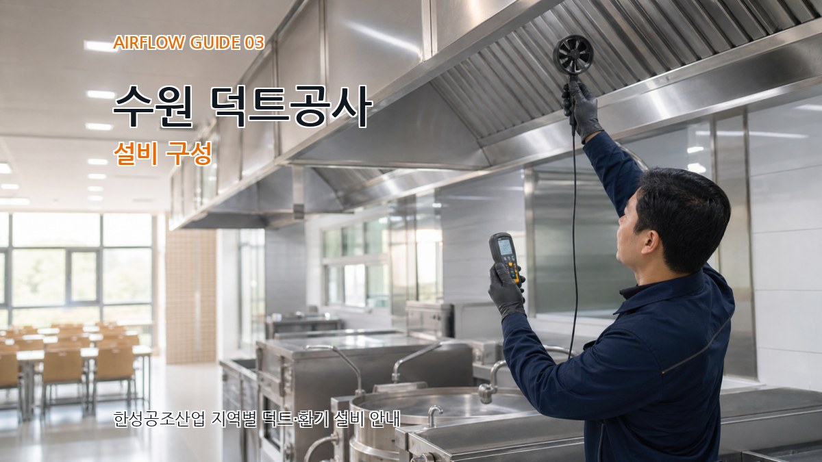 수원 덕트공사 설비 구성