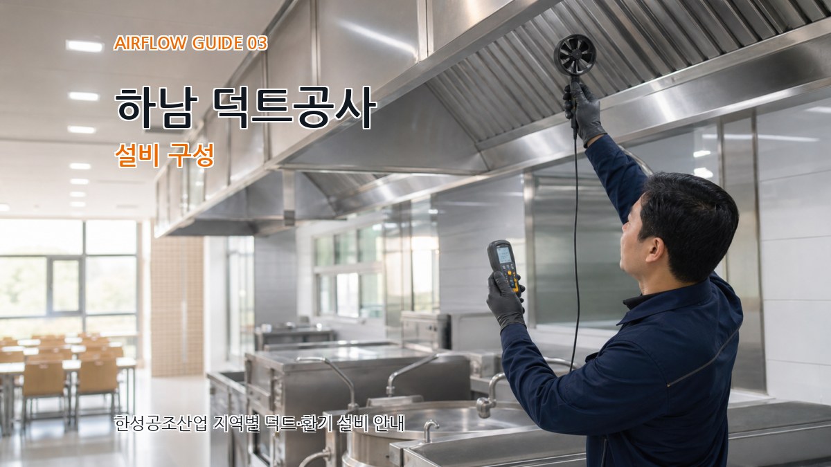 하남 덕트공사 설비 구성
