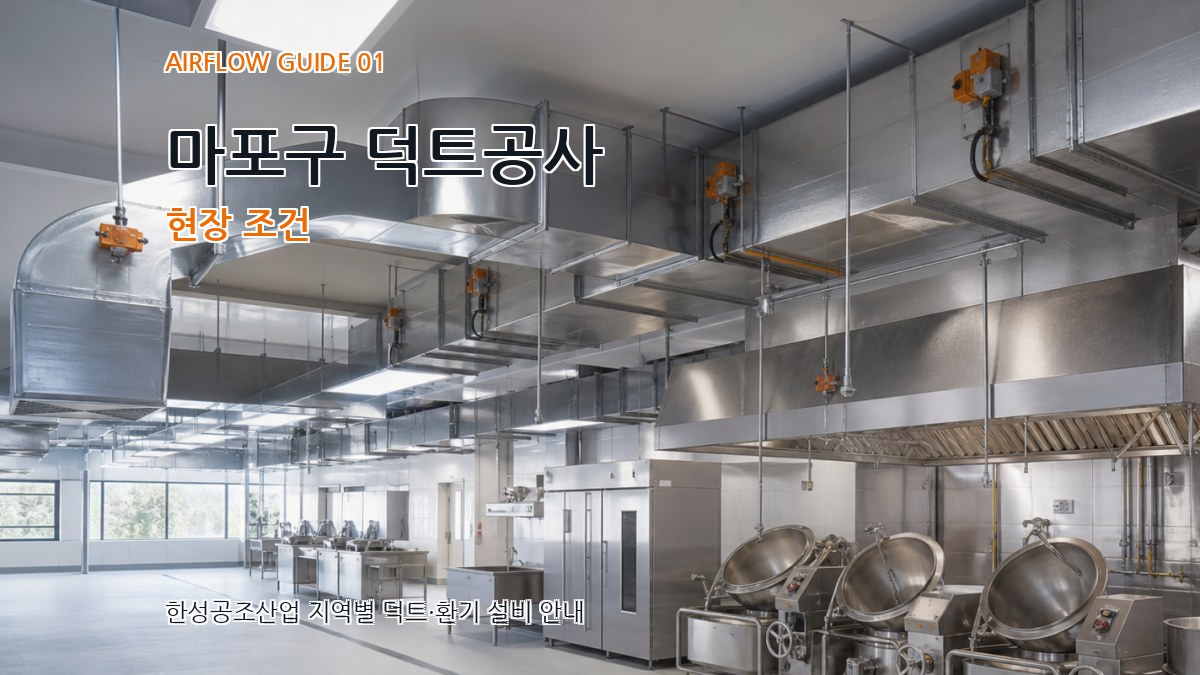 마포구 덕트공사