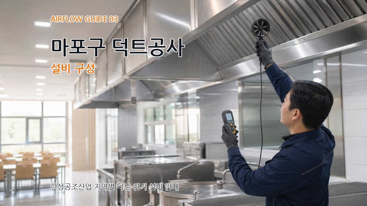 마포구 덕트공사 설비 구성