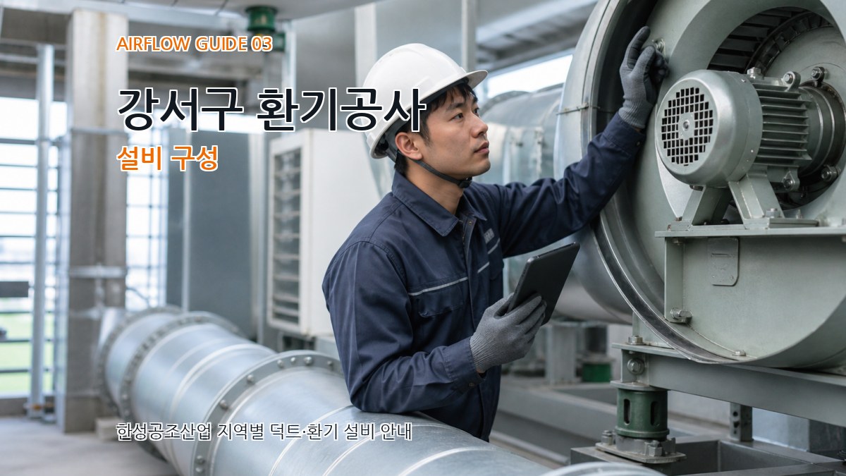 강서구 환기공사 설비 구성
