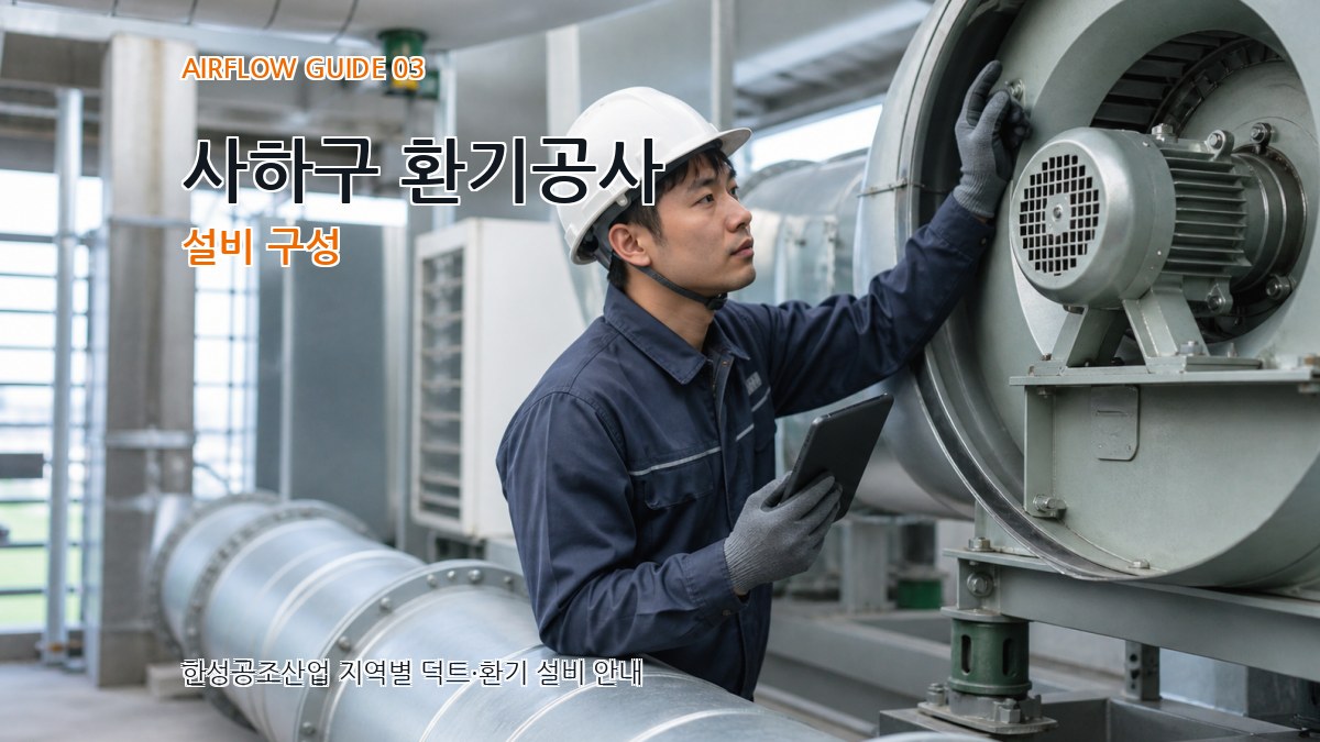 사하구 환기공사 설비 구성