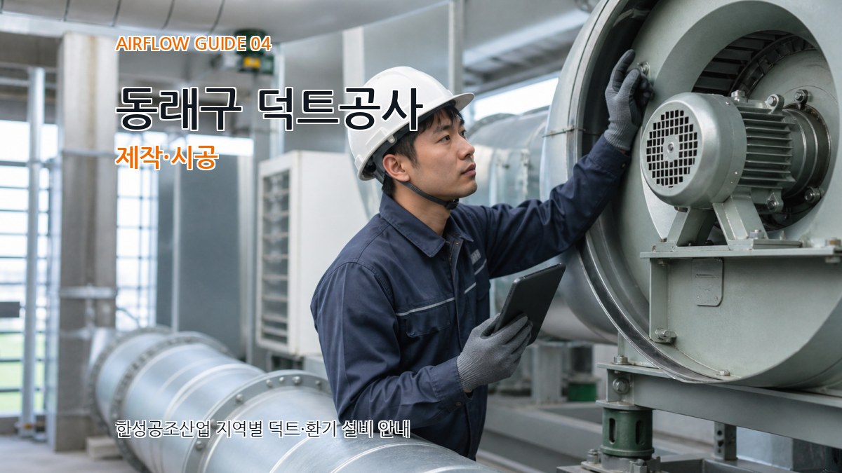 동래구 덕트공사 제작·시공