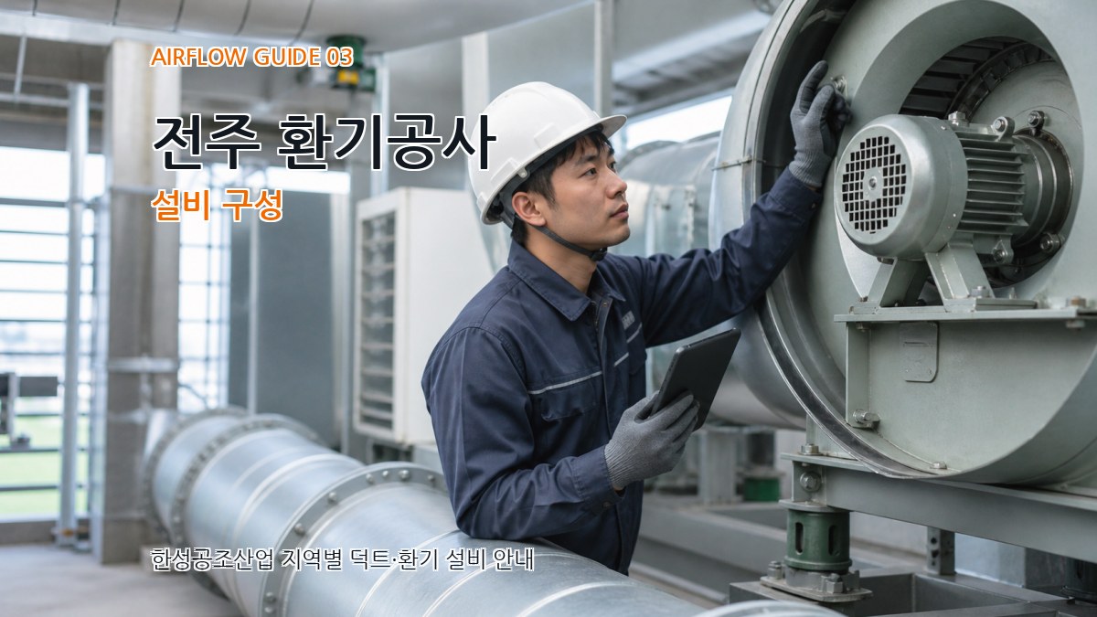 전주 환기공사 설비 구성