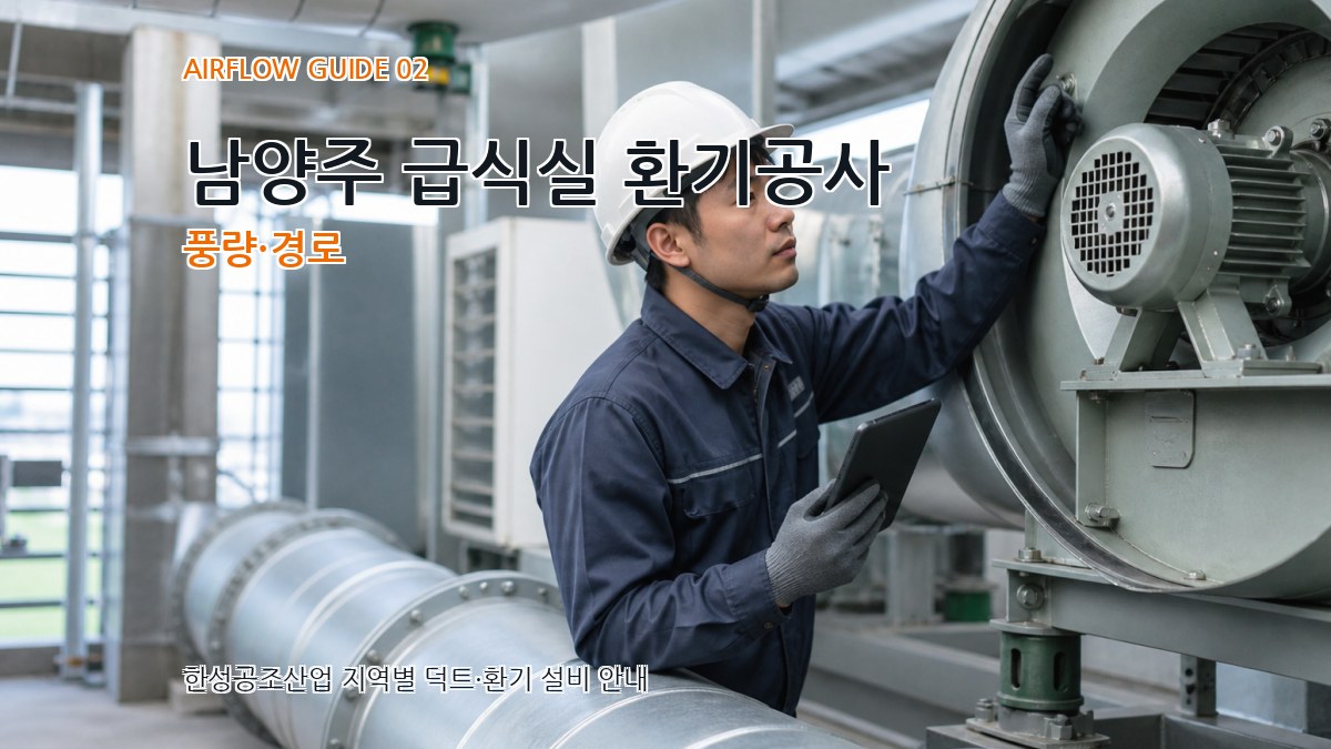 남양주 급식실 환기공사 풍량·경로