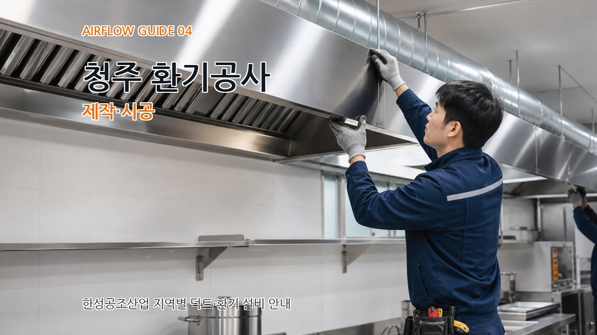 청주 환기공사 제작·시공