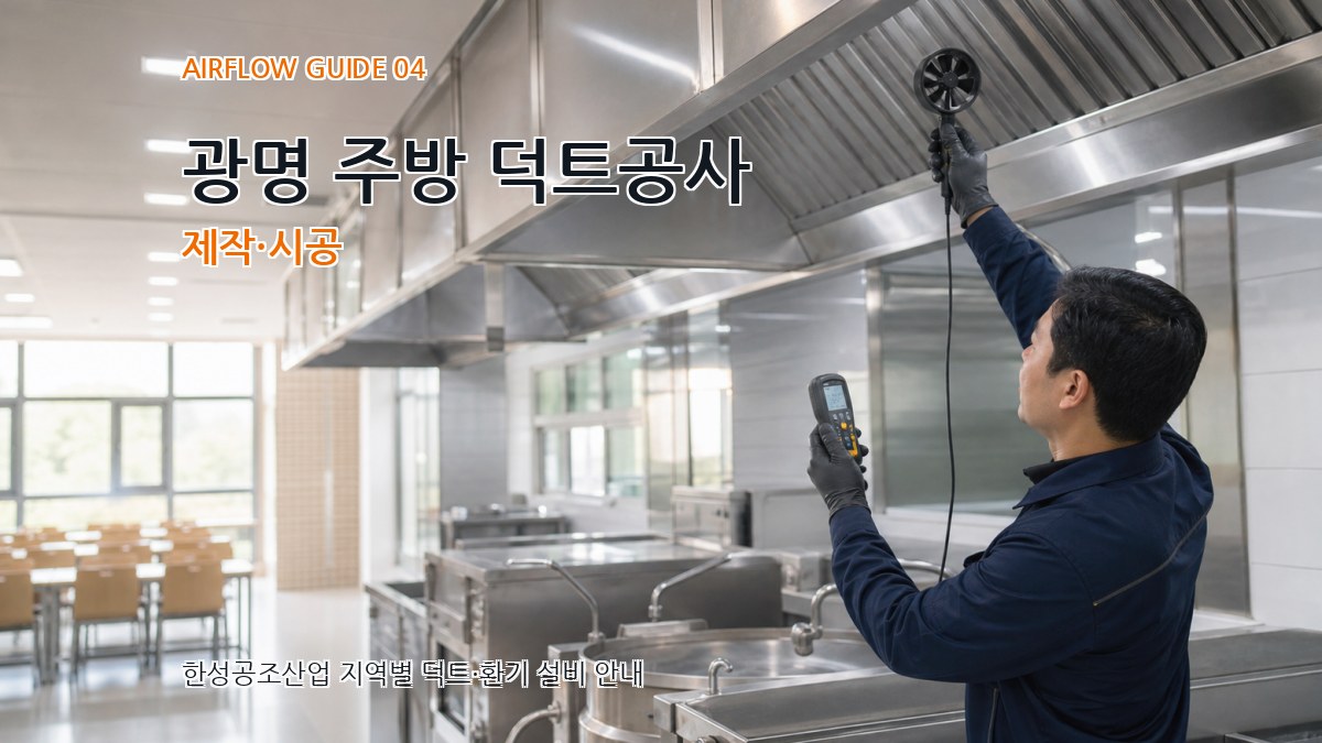광명 주방 덕트공사 제작·시공