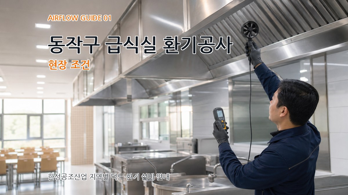 동작구 급식실 환기공사