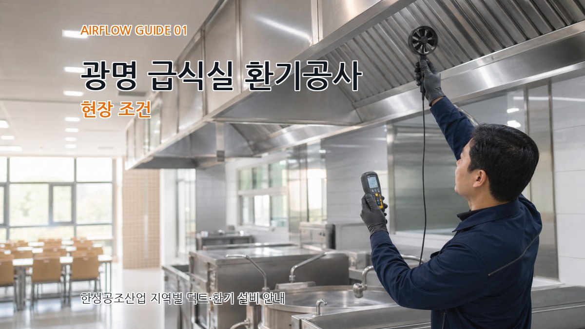 광명 급식실 환기공사