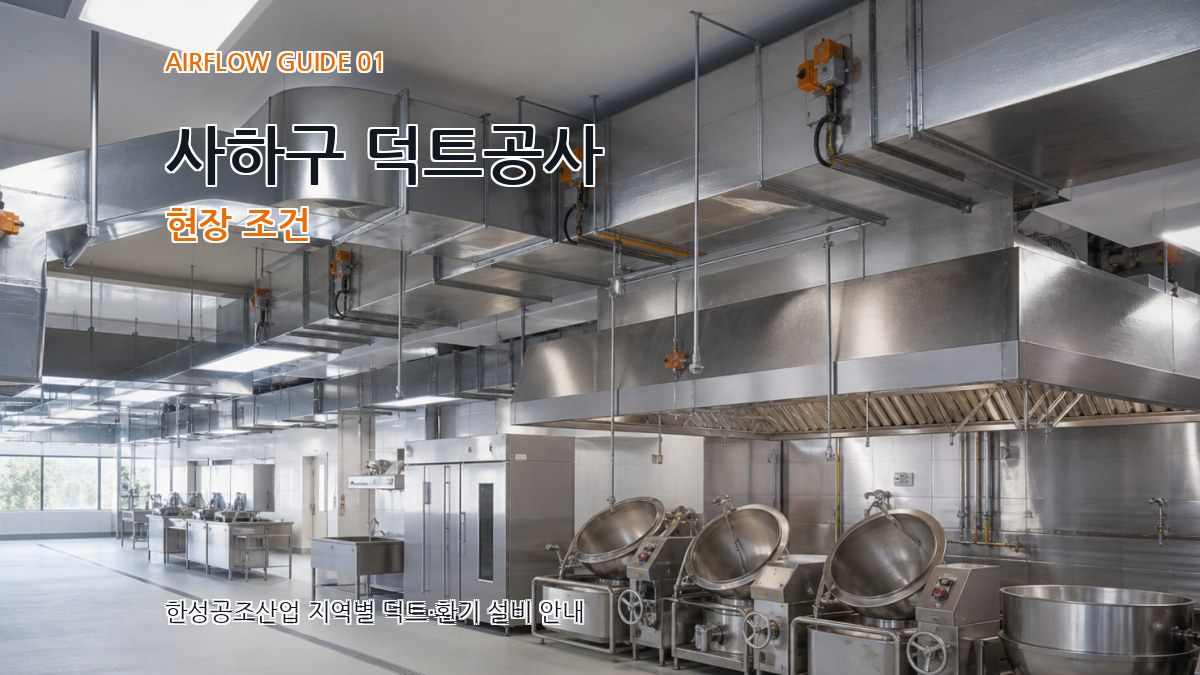 사하구 덕트공사