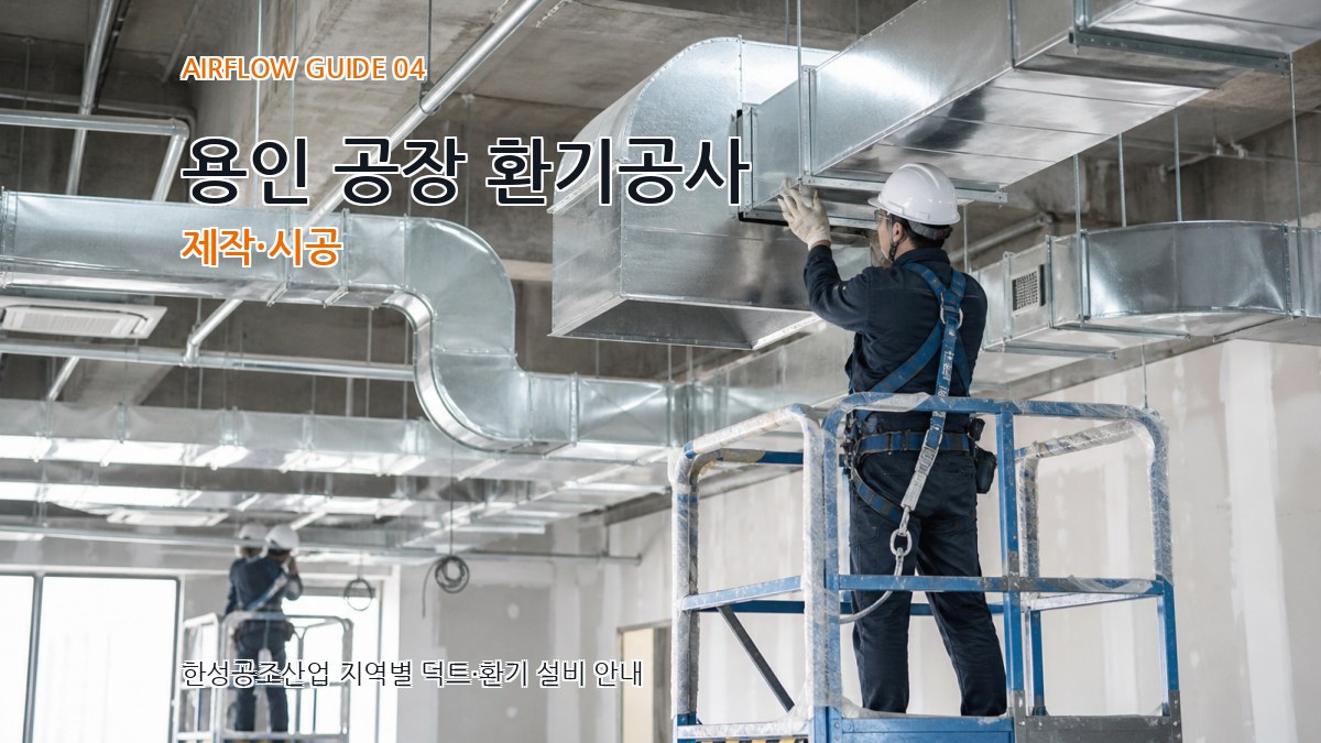 용인 공장 환기공사 제작·시공