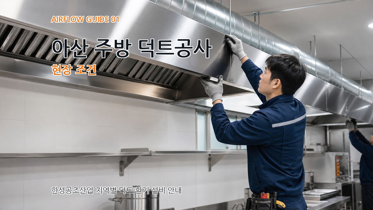 아산 주방 덕트공사